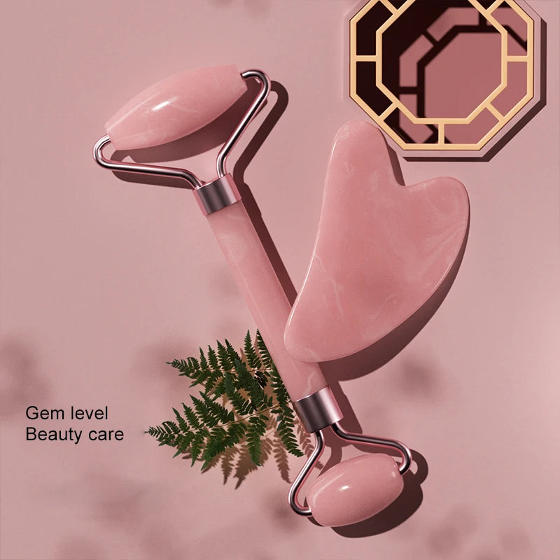Facial Roller and Gua Sha Set